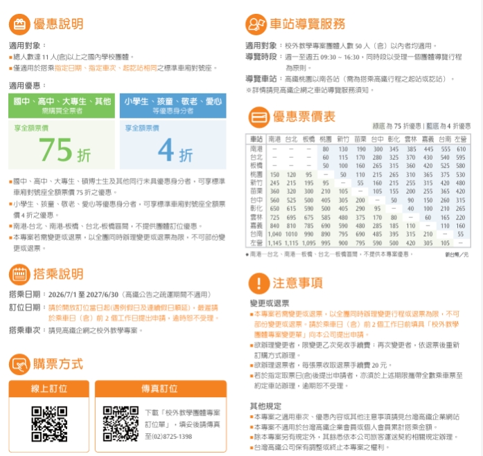 高鐵優惠2