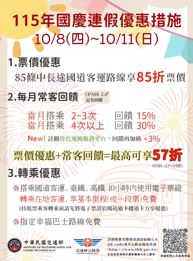 國慶日優惠