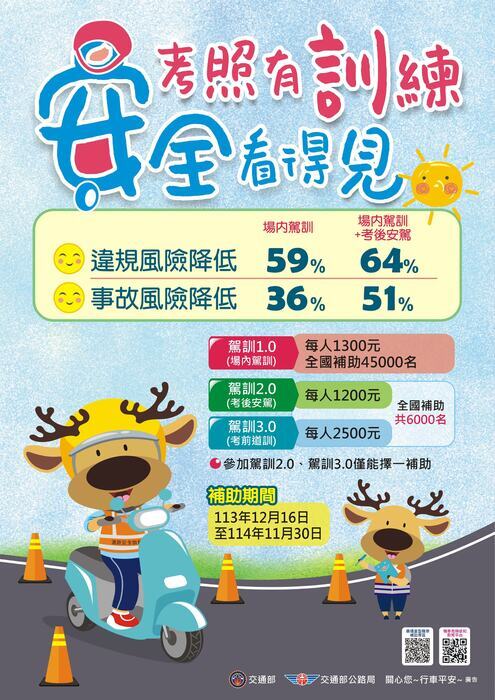 考照有訓練，安全看的見